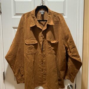 Bruno 4X/Big Men’s Microfiber Suede Shirt